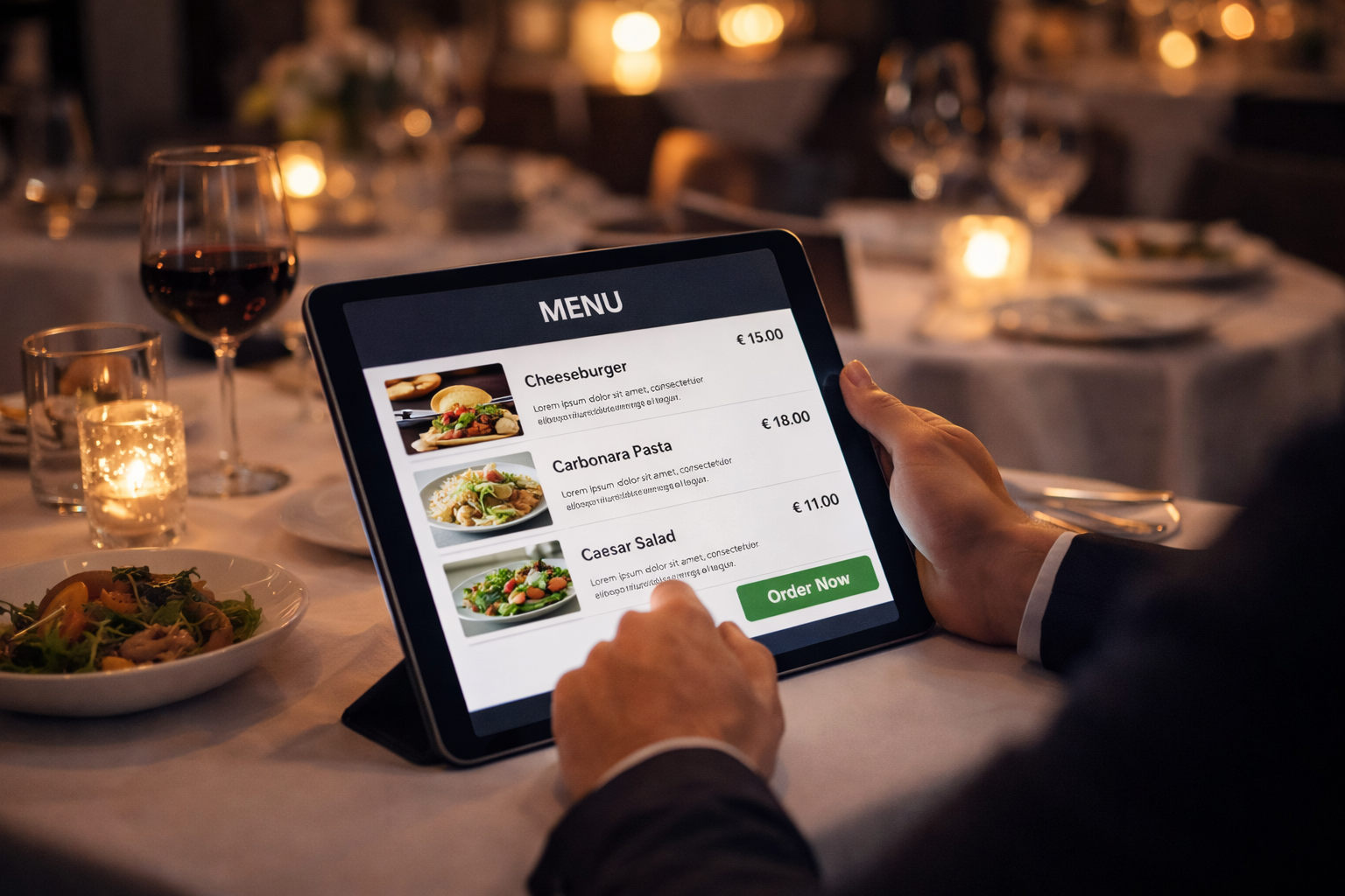 Food Client ClientFlow | Software per pizzerie, beauty e attività locali